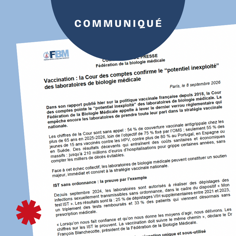Vaccination : la Cour des comptes confirme le “potentiel inexploité” des LBM